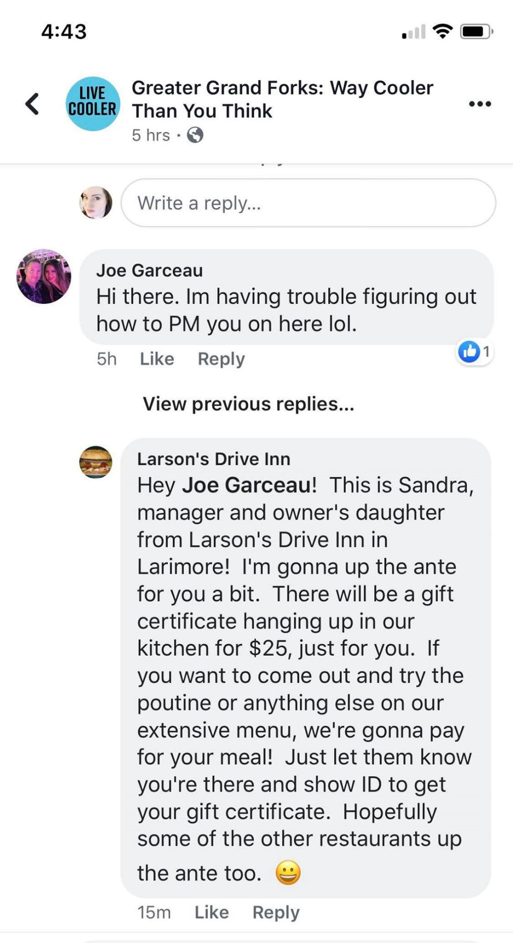 North Dakota Nice: Larson’s Drive Inn